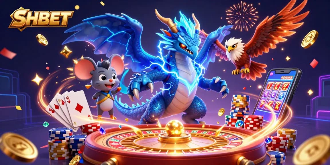Experience thrilling gameplay at SHBET with dragons, coins, and casino excitement!