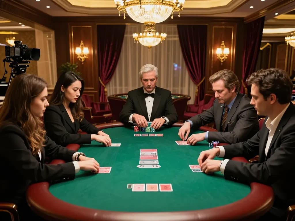 Engaged players at apremium FUN88 poker game showcase strategy and competition