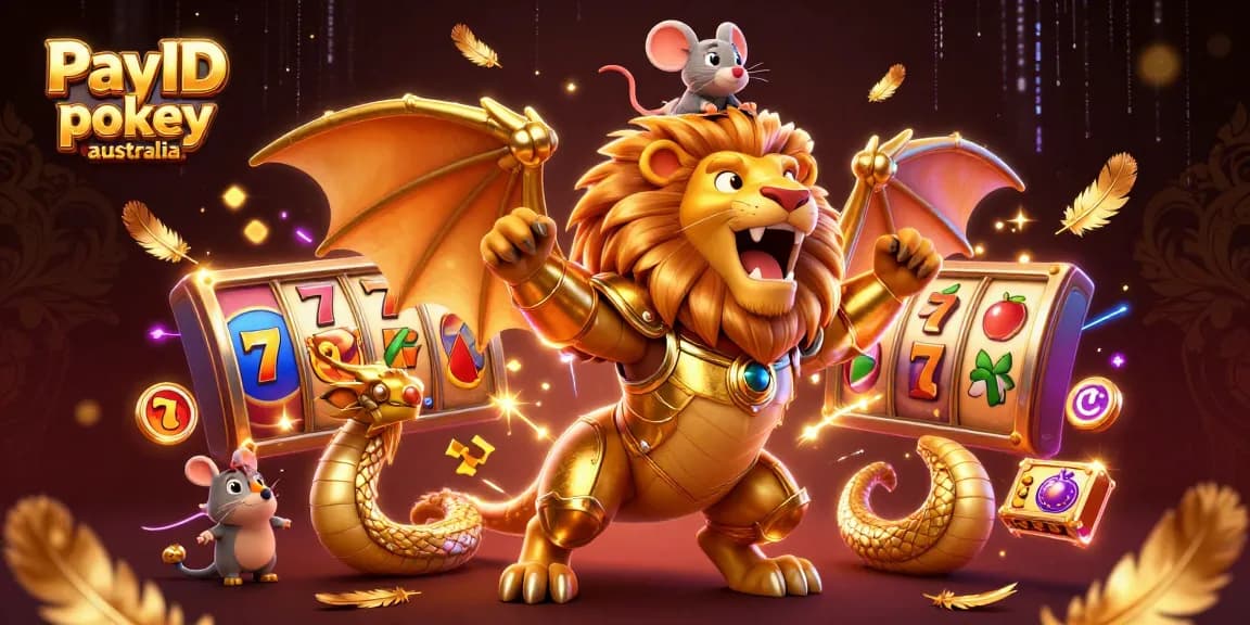 Engage with PayID pokies Australia in a vibrant, action-packed 3D scene.
