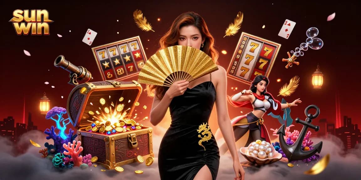 Experience thrilling gameplay at sun win with vibrant slot reels and enchanting visuals.