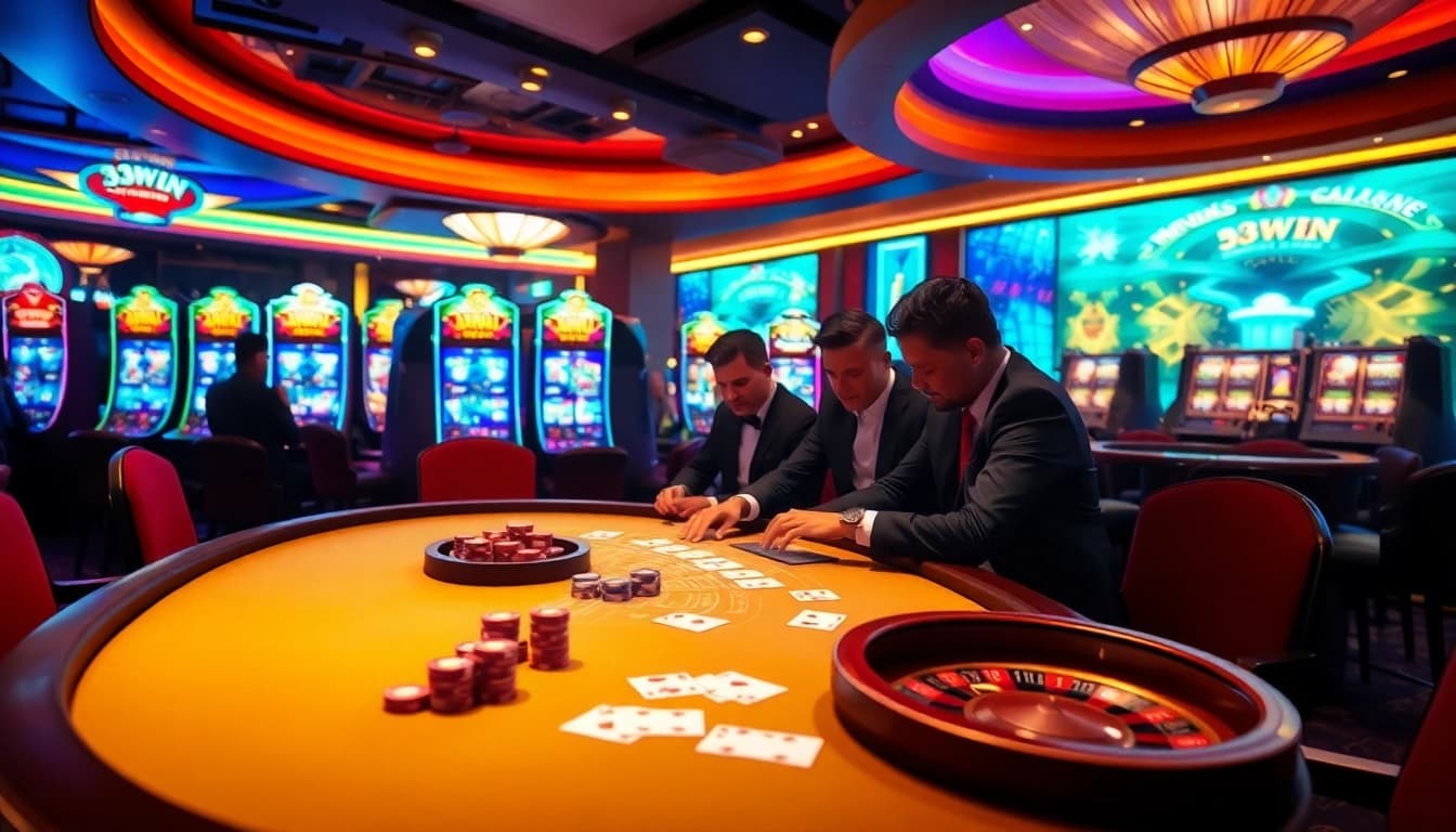 Experience high-stakes poker and vibrant slot machines at 33WIN, the premier online gambling platform.