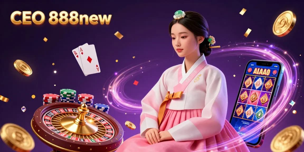 Experience the excitement of gaming with CEO 888new amidst golden coins and thrilling casino elements.