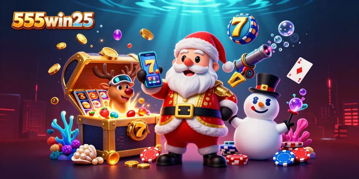 Experience excitement with 555win25 jackpots while playing dynamic slots with colorful casino elements.