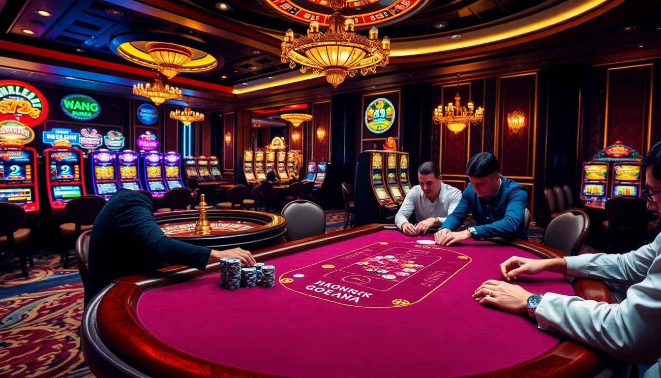 Experience luxury gambling at https://da88.navy/ with exciting poker tables and vibrant atmosphere.