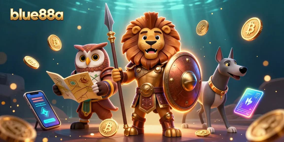 Experience the excitement of online casino games with blue88a featuring unique 3D characters and interactive elements.