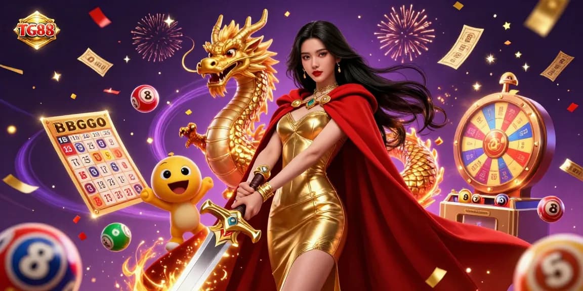 Experience the excitement of TG88 with dynamic gameplay elements, vibrant colors, and engaging casino visuals.