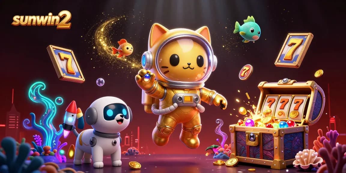 Engage with sunwin2's thrilling gameplay and vibrant rewards in this casino-themed visual.