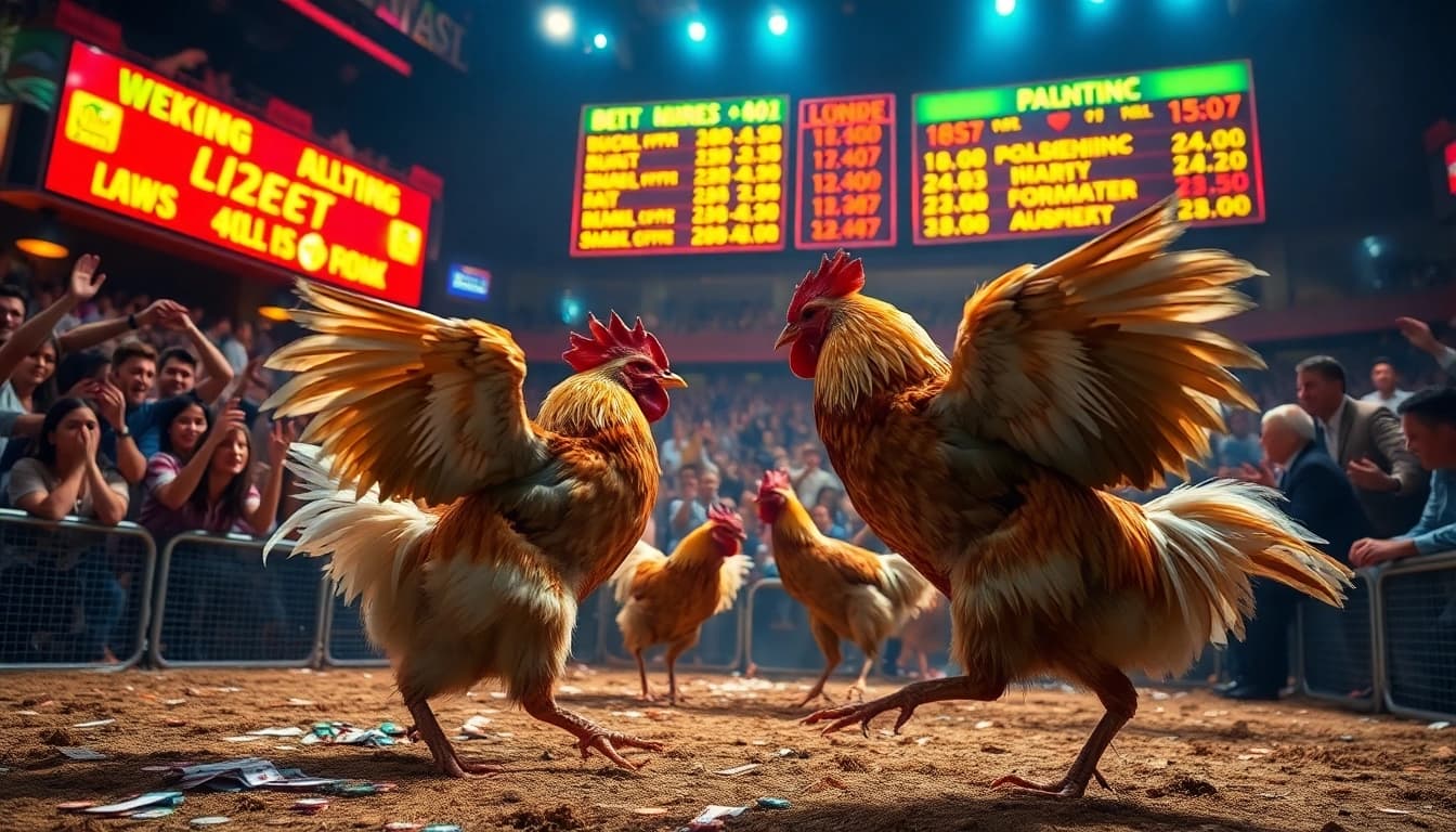 Engaging action from đá gà trực tiếp, showcasing a live chicken fight with vibrant excitement.