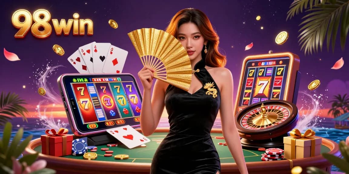 Experience thrilling gameplay with 98 win as you spin colorful slot reels and celebrate online casino jackpots.