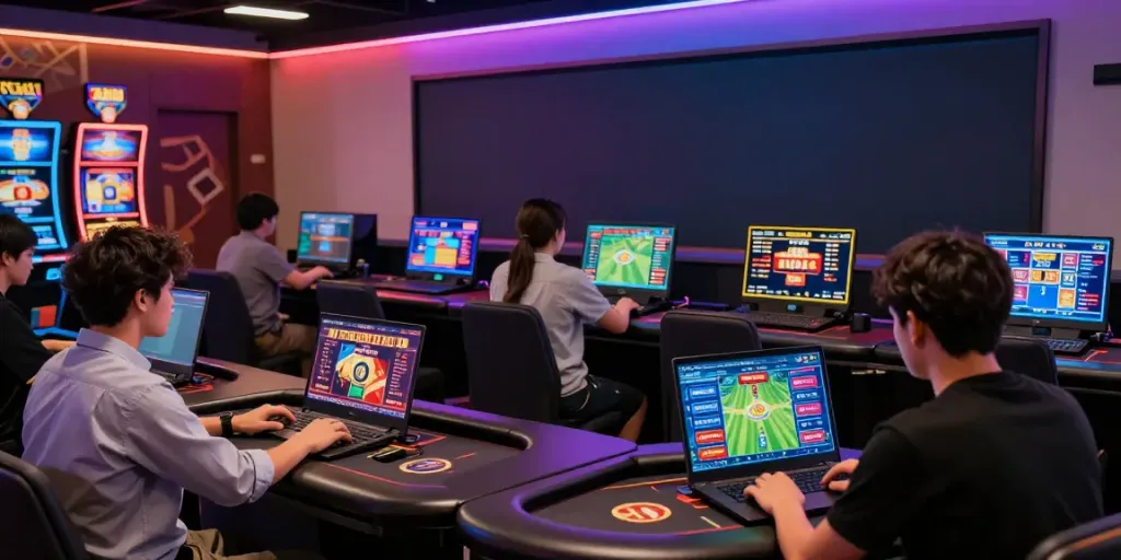 Exciting da88 online casino gaming scene showcasing engaging players and vibrant promotions.