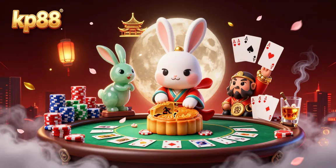 Join the action at kp88 for exciting poker games amidst mythical moon landscapes.