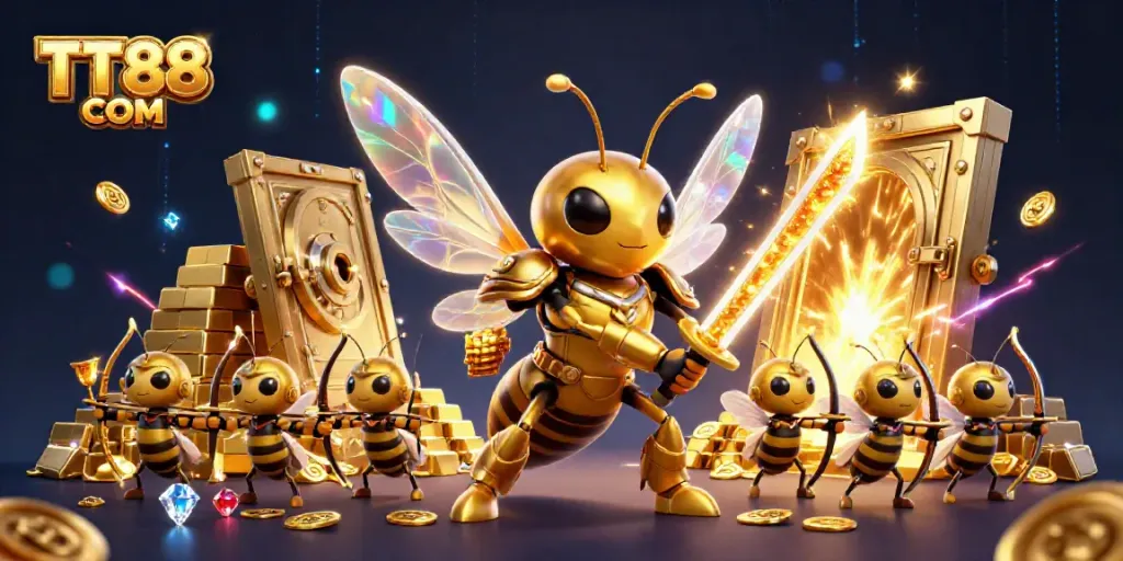 Experience grand winnings at TT88 COM with exciting game elements and vibrant 3D artwork.