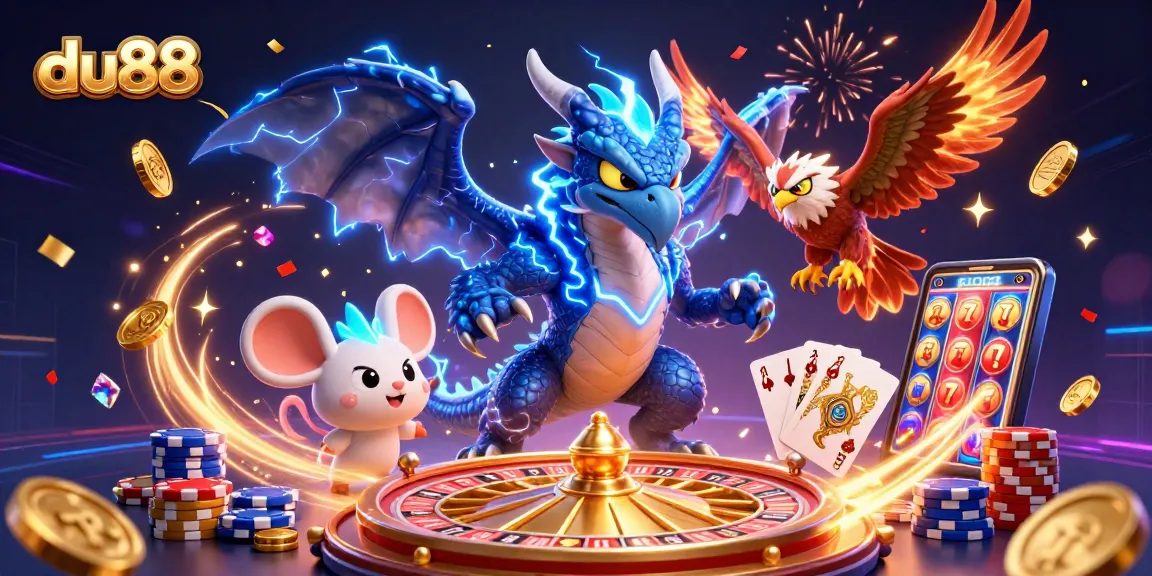 Experience the thrilling world of du88 with high-energy casino action and vibrant characters.