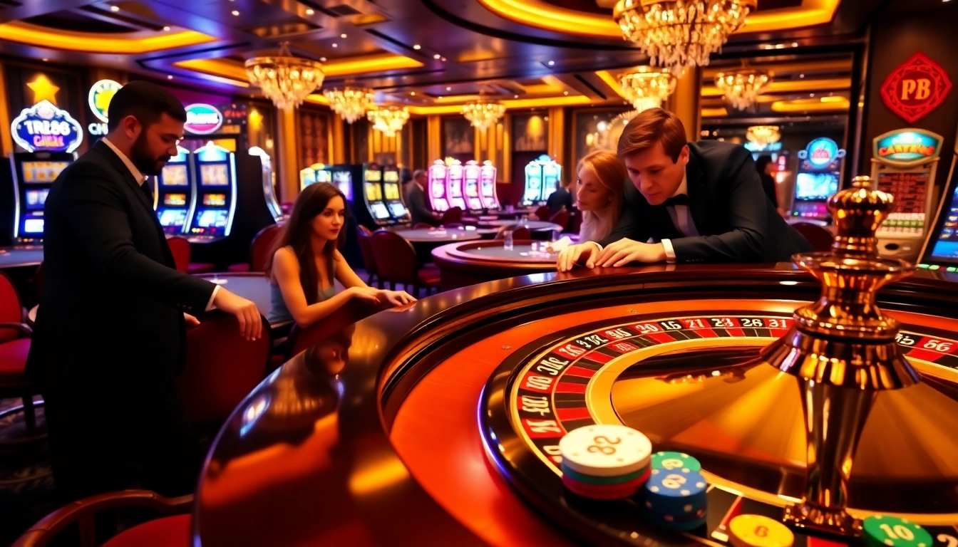 Experience the thrill of RR88 with vibrant roulette action and eager players at the casino.
