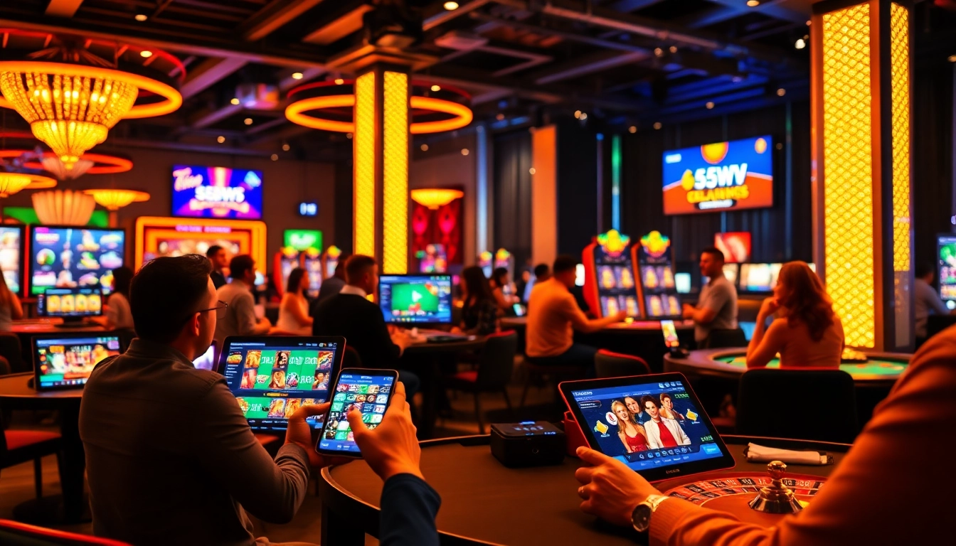 Exciting 55WW online casino scene with vibrant graphics and engaging gameplay.