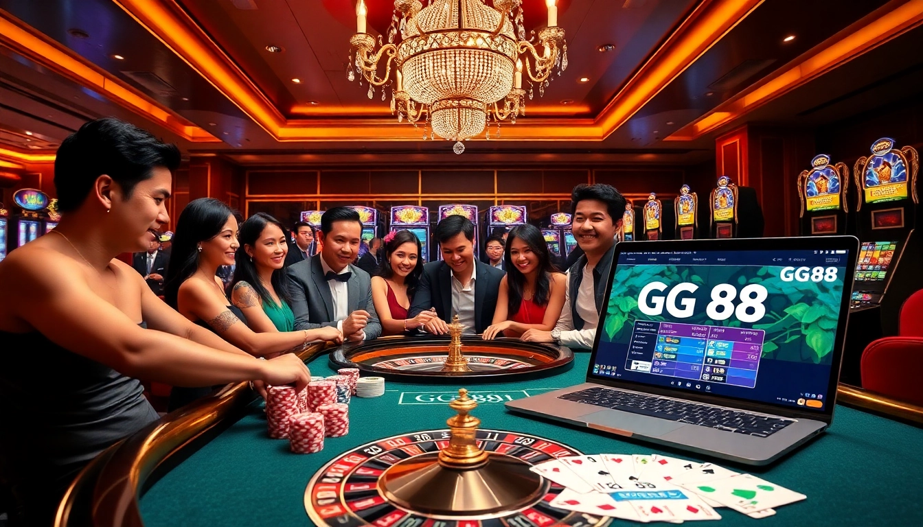 Experience thrilling gameplay at https://gg88.work/ with vibrant casino tables and engaged players.