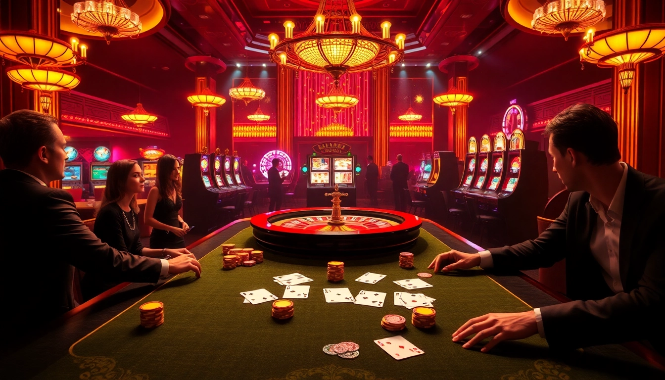 Nohu-themed casino table with poker chips and cards, exuding luxury and excitement.